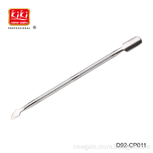 Stainless steel silvery nail cuticle pusher. nail cleaner tools for nail arts